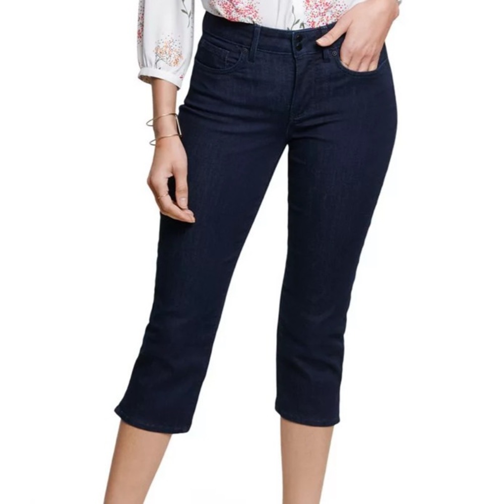 NYDJ Cool Embrace Skinny Crop with Side Slits Jeans